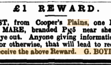 125 years ago in Coopers Plains, 22 February 1896