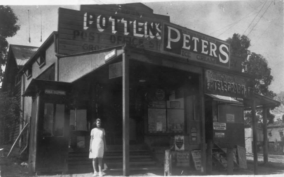1937 Mbsh.2.10.16. Potten's General Store And Post Office In sunnybank, Brisbane, John Oxley Library, State Library Of Queensland 211476